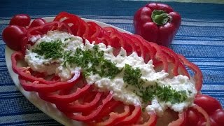 🌶🌶🌶 SAŁATKA Z CZERWONEJ PAPRYKI Jak zrobić surówkę z papryki by Magdalenkowe Frykasy [upl. by Bussy]