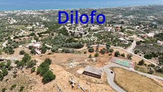 Dilofo – Rethymno – Kreta – von oben – 4K Drohnenvideo – Crete drone video [upl. by Joon846]