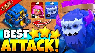 Th12 Yeti Legend Push Attack  Th12 Yeti Super Archer Attack  Th12 Attack Strategy  Th12 Sui Lalo [upl. by Rubie241]