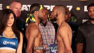 JULIAN WILLIAMS VS NATHANIEL GALLIMORE  FULL WEIGH IN amp FACE OFF VIDEO [upl. by Halfon]