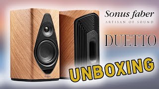 Sonus Faber  Duetto  Unboxing  Sound Gallery [upl. by Eseeryt]