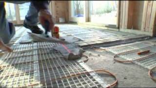 ThermoSoft Radiant Floor heating on DIY  10 Grand in Your Hand [upl. by Carolynn]