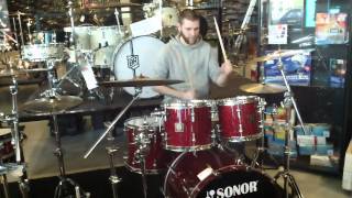 Test Sonor Delite set  Drumland [upl. by Lark]