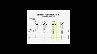 Dissonance amp Consonance Vol 5 shorts guitar chords music [upl. by Cann417]