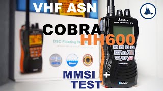 Entrer MMSI  Test VHF ASN Cobra Marine HH600 [upl. by Mcilroy806]