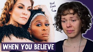 Grab your tissues Analysis and Reaction to Shoshana Bean and Cynthia Erivo singing When You Believe [upl. by Mcmillan272]