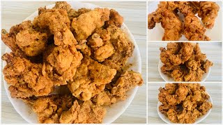 KFC Double Coating Fried Chicken Recipe Quick and Easy Crispy fried Chicken cooking kfc trending [upl. by Wendye]