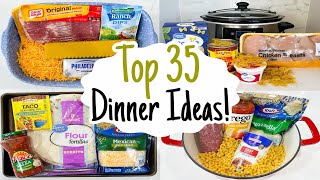 Whats For Dinner 35 of the BEST Quick amp Easy Recipes  Tasty Cheap Meal Ideas  Julia Pacheco [upl. by Onitsirc]