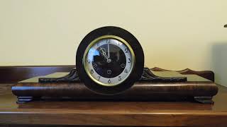 Mantel clock Westminster chime and strike [upl. by Aivila]