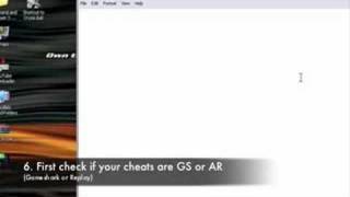 PSP Tutorial Gpsp cheat codes [upl. by Adnilec882]