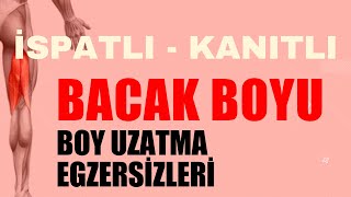 İSPATLI KANITLI BACAK BOYU UZATMA EGZERSİZLERİ  Boy Uzatma Egzersizleri  Fizyoterapist Aynur BAŞ [upl. by Laith]