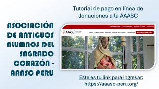 Web AAASC Tutorial pago en Linea [upl. by Akered954]