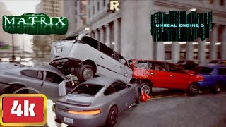 The Matrix Awakens  Car Crash Test 6 UNREAL ENGINE 5 [upl. by Brown]