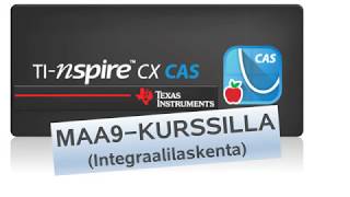 TINspire CX CAS  vMAA9kurssilla [upl. by Dnalro848]