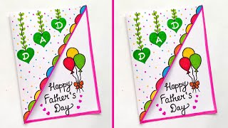 Fathers Day Greeting Card Ideas  Easy amp Cute Fathers Day Card  Happy Fathers Day Card 2024 [upl. by Atirehs]