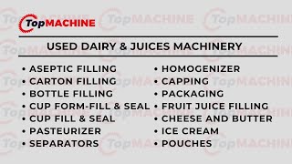 Dairy Machinery  TOPMACHINECOM [upl. by Lynch202]