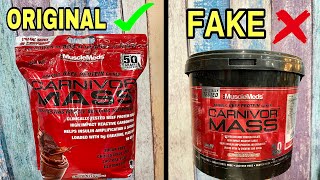 Carnivor Mass Original VS Fake  Fitness Booster  carnivormass genuinesupplements hyderabad [upl. by Thamora67]