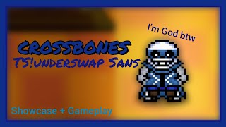 CrossBones Sans TSUnderswap Sans Showcase  Gameplay in bonetale 16 Undertale Fangame [upl. by Eilojne]