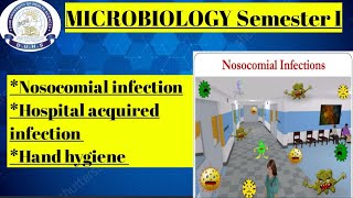 Nosocomial infection microbiology semester I lacture according to Dow ppts [upl. by Ecnerewal]