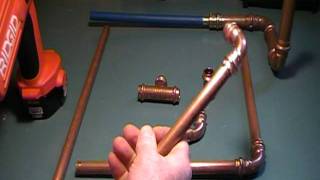 The Old plumber shows how to join copper fittings and pipe with new tool [upl. by Madaras]