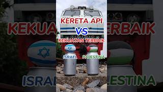 KERETA API VS PALESTINA  ISRAEL YG MEMPUNYAI KEKUATAN TERBAIK shorts keretaapi palestine israel [upl. by Aholah314]