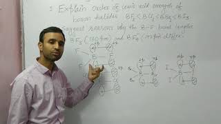 Acidic order of Boron halides BF3BCl3BBr3BI3 p pi p pi back bonding BF3 and BF4 Bond length [upl. by Robenia38]