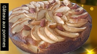 Gâteau aux pommes et amandes  un pur délice 🍎🍏جاتوه والتفاح واللوز طعمه لذيذ هتحبوه [upl. by Condon]