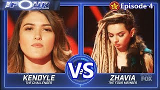 Zhavia vs Kendyle Paige  SHOCKING Results ampComments The Four S01E04 Ep 4 [upl. by Fransis]