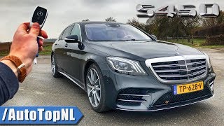 2019 MercedesBenz S Class S450 4Matic Long REVIEW POV Test Drive on AUTOBAHN amp ROAD by AutoTopNL [upl. by Noxas]