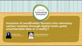 Inclusion of smallholder farmers into voluntary carbon markets through digital tools [upl. by Dlonyer]