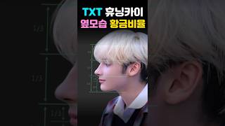 TXT✨️휴닝카이✨️옆모습 황금비율 변신 tomorrowxtogether [upl. by Ahsinyt]