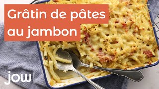 Recette du gratin de pâtes au jambon [upl. by Timmie]