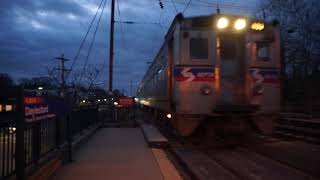 SEPTA Regional Rail Center City bound Silverliner IV PaoliThorndale Line Train entering Daylesford [upl. by Ahsahtan199]