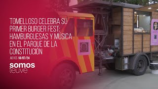 Tomelloso celebra su primer Burger Fest Hamburguesas y música en el Parque de la Constitución [upl. by Donoho600]