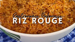 Riz rouge  Gastronomie Gabonaise  Cuisine du Gabon [upl. by Ahsema120]