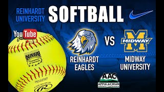 Reinhardt Softball vs Midway  Game One Friday 2162024 2 pm [upl. by Hsu]