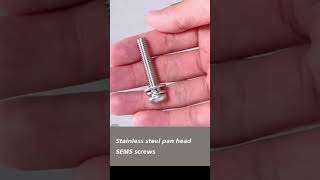 High quality 304 stainless steel pan head sems screws [upl. by Haroun]