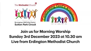 Join us for our morning worship service from Erdington Methodist Church [upl. by Aiciruam]