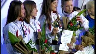 Fencing JWCH 2010 Womens Sabre Team  Medal Ceremony [upl. by Droffig368]