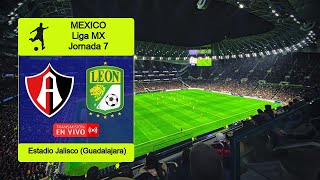 ATLAS 01 LEON en vivo  MÉXICO LIGA MX  CLAUSURA  JORNADA 7 [upl. by Artep]