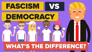 Fascism vs Democracy  Whats The Difference  Political Comparison [upl. by Thurlough259]