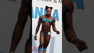 Stunning Womens Physique competitor  Agathina Dorethane  France [upl. by Melleta46]