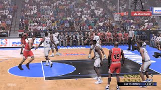 1995 NBA Playoffs ECSF G1 FULL MJ 45 Silenced in Dramatic Finish  Bulls vs Magic  NBA 2K23 PS5 [upl. by Oraneg]