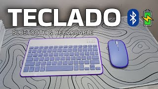 Teclado bluetooth de Mercado Libre  Reseña honesta [upl. by Inohs786]