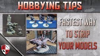 Fastest way to Strip Warhammer MiniaturesModels [upl. by Schlesinger]