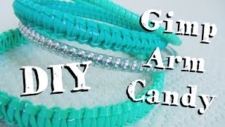 Gimp Arm Candy ♥ DIY Bracelets With Boondoggle Plastic Lace [upl. by Vladamir]