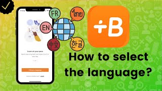 How to select the language on Babbel [upl. by Quirk651]