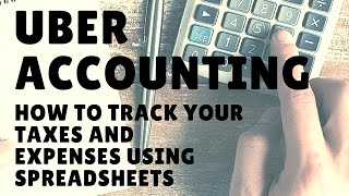 Uber amp Lyft Drivers  How To Track Taxes Expenses Deductions Using Excel [upl. by Larok292]