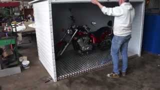 Multiport Motorbike Garage Luxury version Motorradgarage [upl. by Biggs]