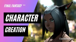 FFXIV Endwalker 🐱 Miqote 🌜 Keeper of the Moon Female Face 4 Character Creation Guide [upl. by Tutt838]